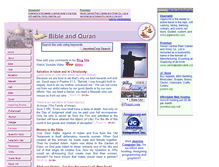 Tablet Screenshot of bibleandquran.com