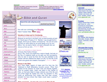 Tablet Screenshot of bibleandquran.org